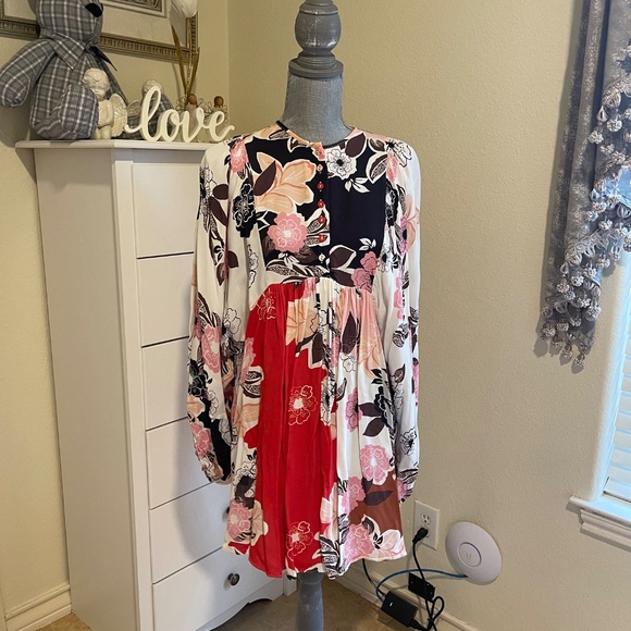 byTiMo Designer Dress in Beautiful and Unique Print Size XS - Picture 2 of 6